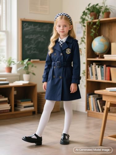 Image of PHIRAMIN Toddler Girl Mary Jane Dress Shoes-Little Girl School Uniform Shoes for Wedding Party