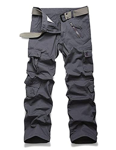 pluvialix Pantaloni cargo da donna, multi tasche, da trekking, con