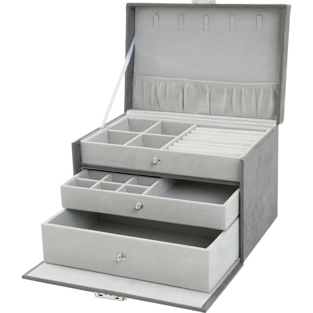 WAKO アクセサリーケース グレー 3段式 WAKO アクセサリーケース グレー 3段式 WAKO アクセサリーケース