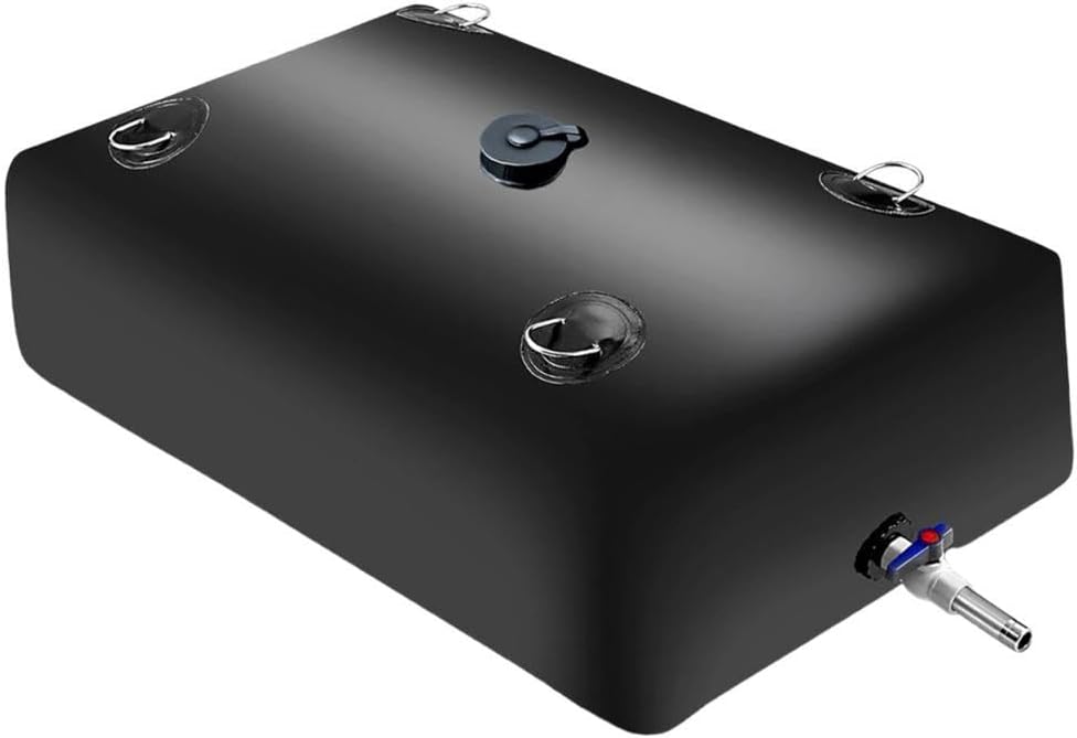 amleso 貯水ブラダーコンテナ 再利用可能 ポータブル 大容量 軟水ブラダーキャリア 緊急ガーデニング農業用, 240L