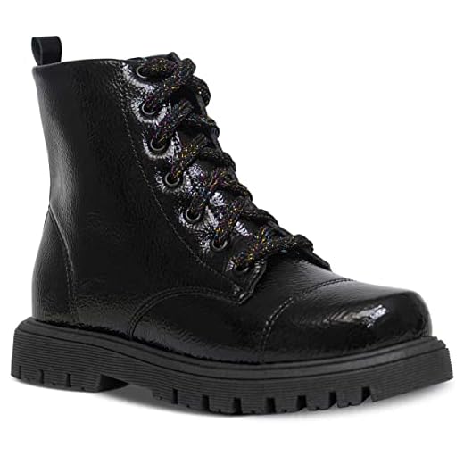 Coturno Infantil Feminino Nº 28 Ao 36 Bota Tratorada 09.07j (Preto, BR, Criança de 4 a 8 anos, Numérico, 33)