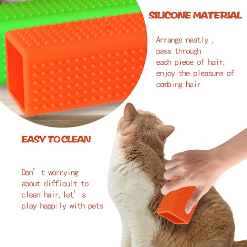 Image of 2pcs Pet Hair Remover, Car Carpet Cleaner for Dog & Cat Hair, Interior, Furniture, Sofa