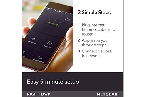 NETGEAR Nighthawk R7350 AC2400 Router: Fast Beamforming Wi-Fi for Gaming, 4K UHD Streaming. 2400Mbps, 2500 Sq Ft, QoS… - Image 6