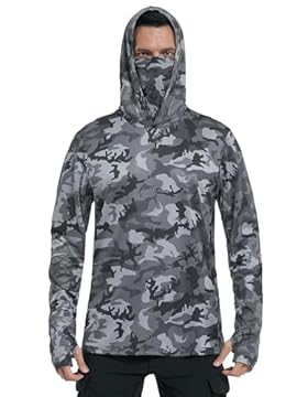 hooded fishing shirt with mask