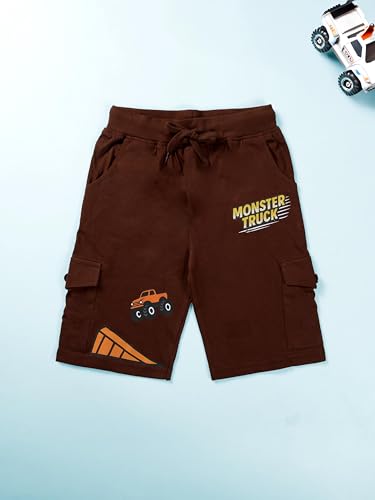 Image of KiddoPanti Boys Knee Length Cargo Short
