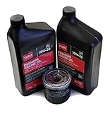 Genuine Toro OEM (Fits Exmark) Oil Change Kit with 136-7848 Oil Filter (Replaces 120-4276 126-5234 127-9222) for Titan HD TimeCutter ZS SW MX Z Master and Exmark Quest Radius Z-Turn Riding Mowers