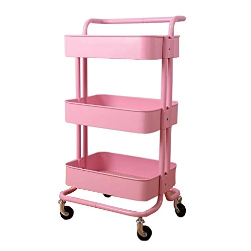 YuanYu Trolley - Beauty Salon Tool Cart Trolley Cart Trolley Moving Rack shelf trolley (Color : D, Size : 45 * 35 * 87cm)