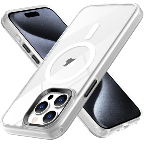 Coque iPhone 14 Pro Max MagSafe blanche pour protéger votre smartphone en voyage ou au bureau