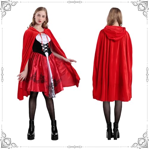 Costume de conte de fées pour carnaval avec robe et cape fluide - 5