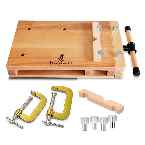 BAMATO Mobile Mini-Hobelbank WORK-530 | Tragbare, platzsparende Werkbank | Holzhobelbank für Hobby | Handwerk | Flexible Arbeitsmöglichkeiten | Hobelbank Werkbank Holzhobelbank