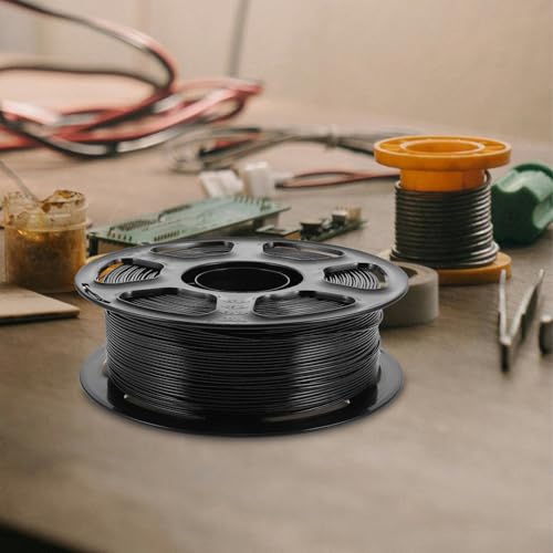 Imprimante 3D filament PETG noir durabilité haute précision