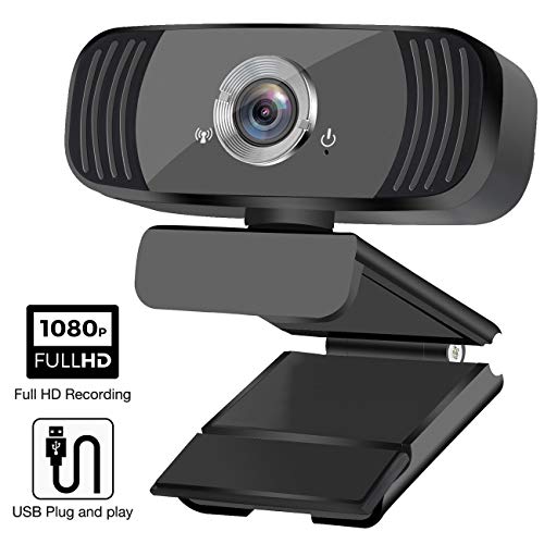Webcam 1080P Full HD Web Cameras for Computers & Laptop with USB Webcam