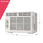 Frigidaire 5,000 BTU Window-Mounted Air Conditioner, Cools Up to 250 Sq. Ft., Quiet Operation, Effortless Temperature Control, 2 Fan Speeds, Auto Restart, White - Image 4