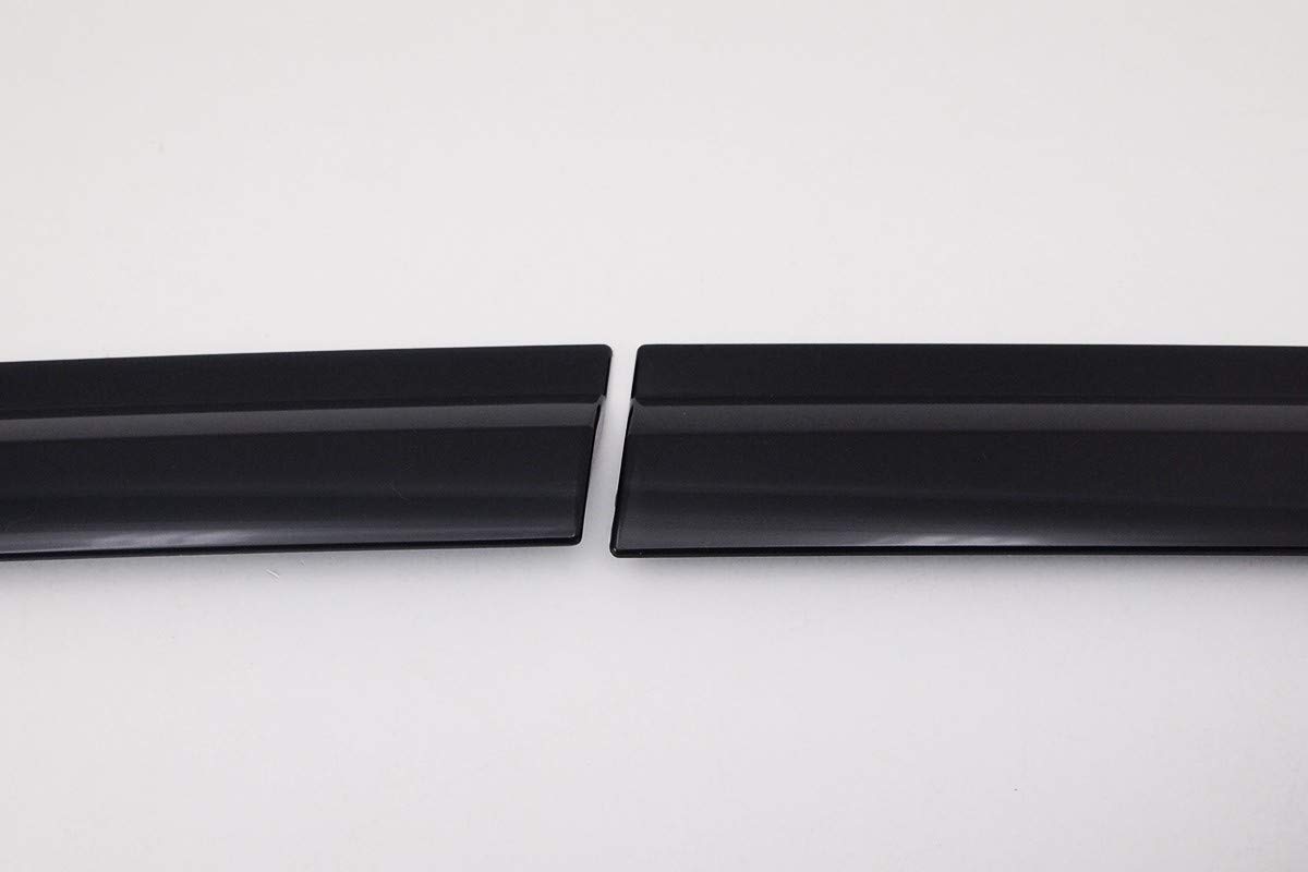 Autoclover - Set di 6 deflettori frangivento, adesivi, in plastica ABS di alta qualità, per Jeep Compass 2006-2017