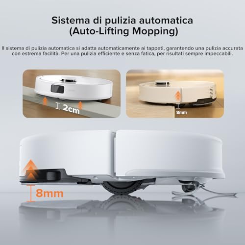 roborock Q10 X5 Robot Aspirapolvere, 10.000 Pa, Bianco - Immagine 4