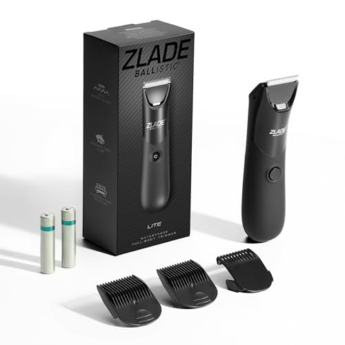 Zlade Ballistic LITE Manscaping Full Body Trimmer for Men | Beard, Body, Balls, Pubic Hair, Private...