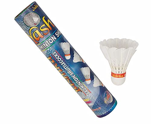 JJ Jonex Feather Shuttle Cock (Pack of 6), White, M, Durable Nylon Shuttlecocks for Recreational Play-picture-30