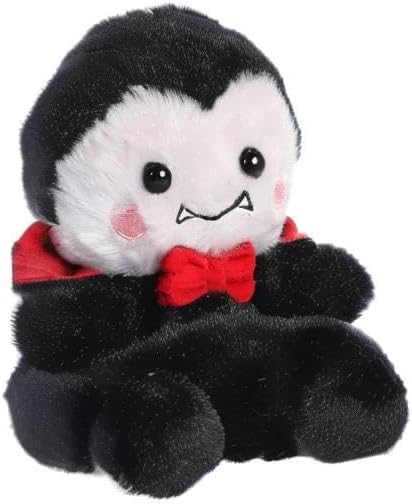 Miniatura 5 de Aurora Spooky Palm Pals Viktor Vampire - Animal de peluche - Juego de bolsillo - Diversión coleccionable - Negro 5 pulgadas