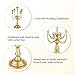 Romadedi Candelabra Gold Candle Holders - 5 Arm 11.8