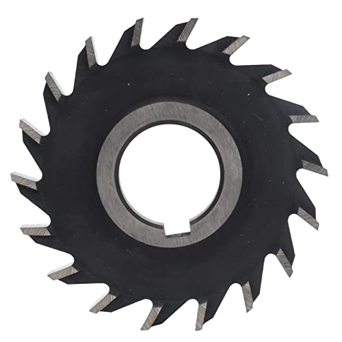 Straight Tooth Milling Cutter, High Speed Steel Disk Gear Cutters, High Temperature Quenching, 100x12mm Specification, Fine Punching for Smooth Cutting, Integral Design