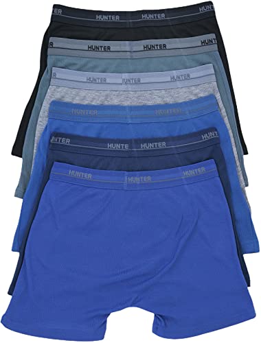 ToBeInStyle Men's Pack of 3 Solid Print Boxer Briefs3
