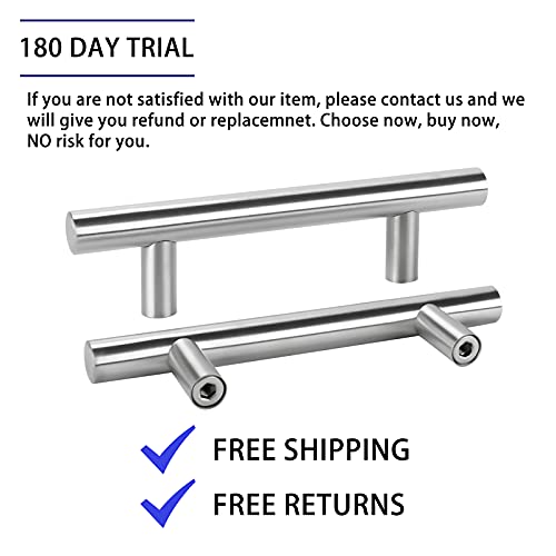 homdiy 15 Pack Brushed Nickel Pulls 3 Inch Kitchen