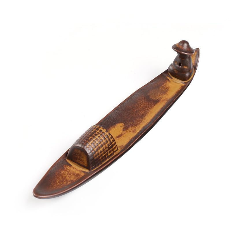 薩摩　色絵　香炉　高さ約12.5cm 平安蘇山作 青磁香炉 X-90