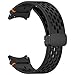 Sodhad Magnetic Silicone Band Compatible with Samsung Galaxy Watch 7 6 5 4 44mm 40mm, Breathable Sport Silicone Magnetic Band for Galaxy Watch 6 Classic 47mm 43mm / 5 Pro 45mm / 4 Classic 46mm 42mm