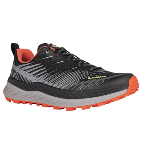 Preisvergleich Produktbild LOWA FORTUX - Herren Trailrunningschuh - Grau / Flame - 10,5 / 45