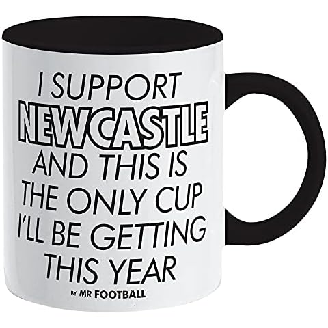 I Support Newcastle and This is only Cup Football Mug - Merchandise Gift for Fan Cover