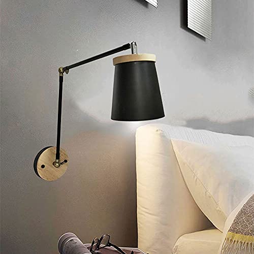 Applique murale E27 salon et chambre à coucher avec tête réglable