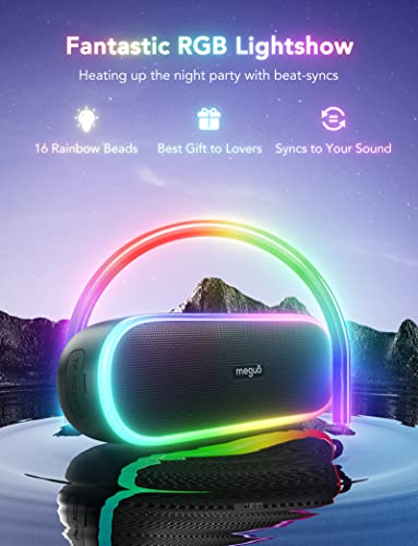 Cassa Bluetooth Esterno Potente, MEGUO