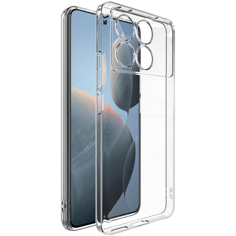Image of Case Creation Brand - Mobile Cover for Xiaomi Poco X6 (Soft & Flexible Back Case), Transparent