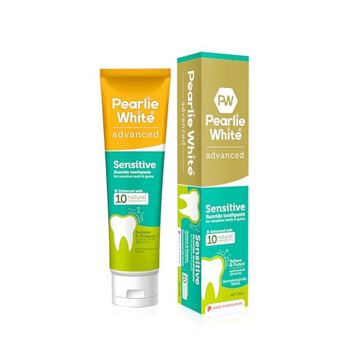 Pearlie White Advanced Sensitive Fluoride Toothpaste, 130g