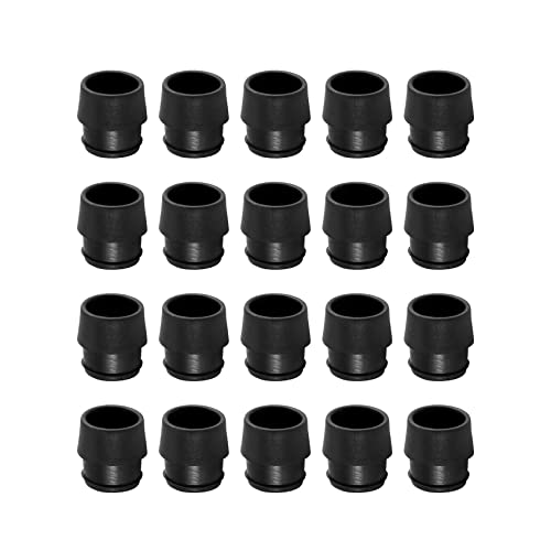 Kqcibz 20 Pcs Golf Ferrules Golf Club Shafts Accessories for Ping G410 G425 Shaft Sleeve Adapter Tip 0.335 0.350, Black