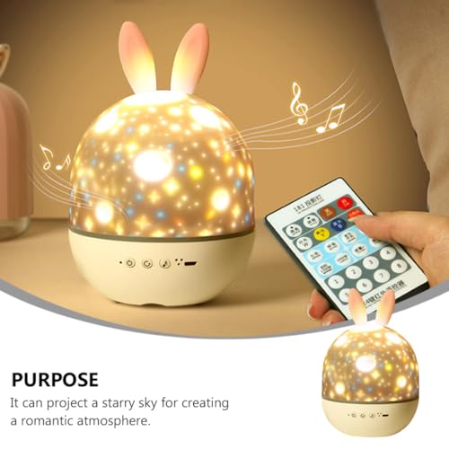 Projecteur étoiles lapin avec télécommande, cadeau de naissance parfait - 7