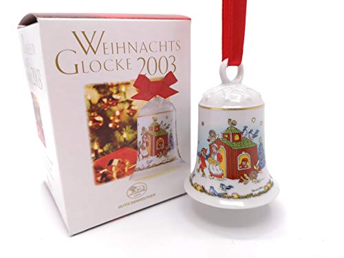 Hutschenreuther Porzellanglocke Weihnachtsglocke 2003 OVP -