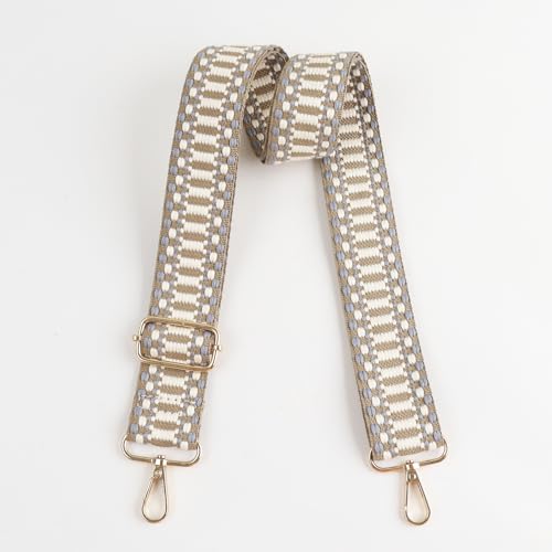 Image of Adjustable Replacement Shoulder Strap Luggage Straps Belt Crossbody Canvas Bag Handbag Purse Strap for Women (M-style 84)