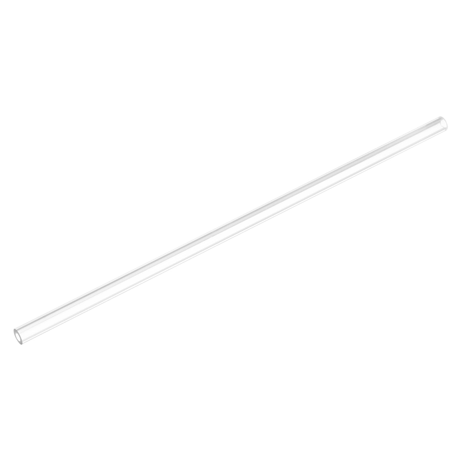 uxcell 2pcs Clear Rigid Tubing Pipe 6mm(1/4") ID x 10mm(3/8") OD 1Ft(305mm) Round Plastic Polycarbonate Tube