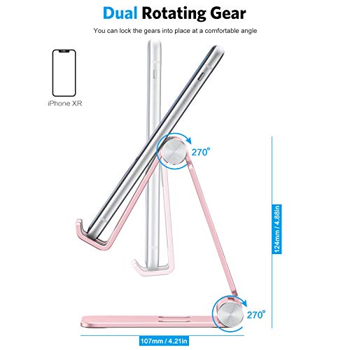 OMOTON Supporto Telefono Pieghevole, Porta
