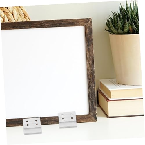 Image of 2pcs French Cleat Picture Hanger Heavy Duty Aluminum Alloy Wall Mounting Hooks for Photos Mirrors