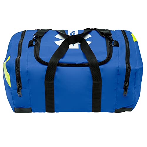 Novamedic Empty Blue Trauma First Aid Medical Bag, 21"X15"X5", Multi Compartment First Responder Carrier For Emt, Paramedics, Emergency And Medical Supplies Kit, Lightweight And Durable, Blue #TOP1