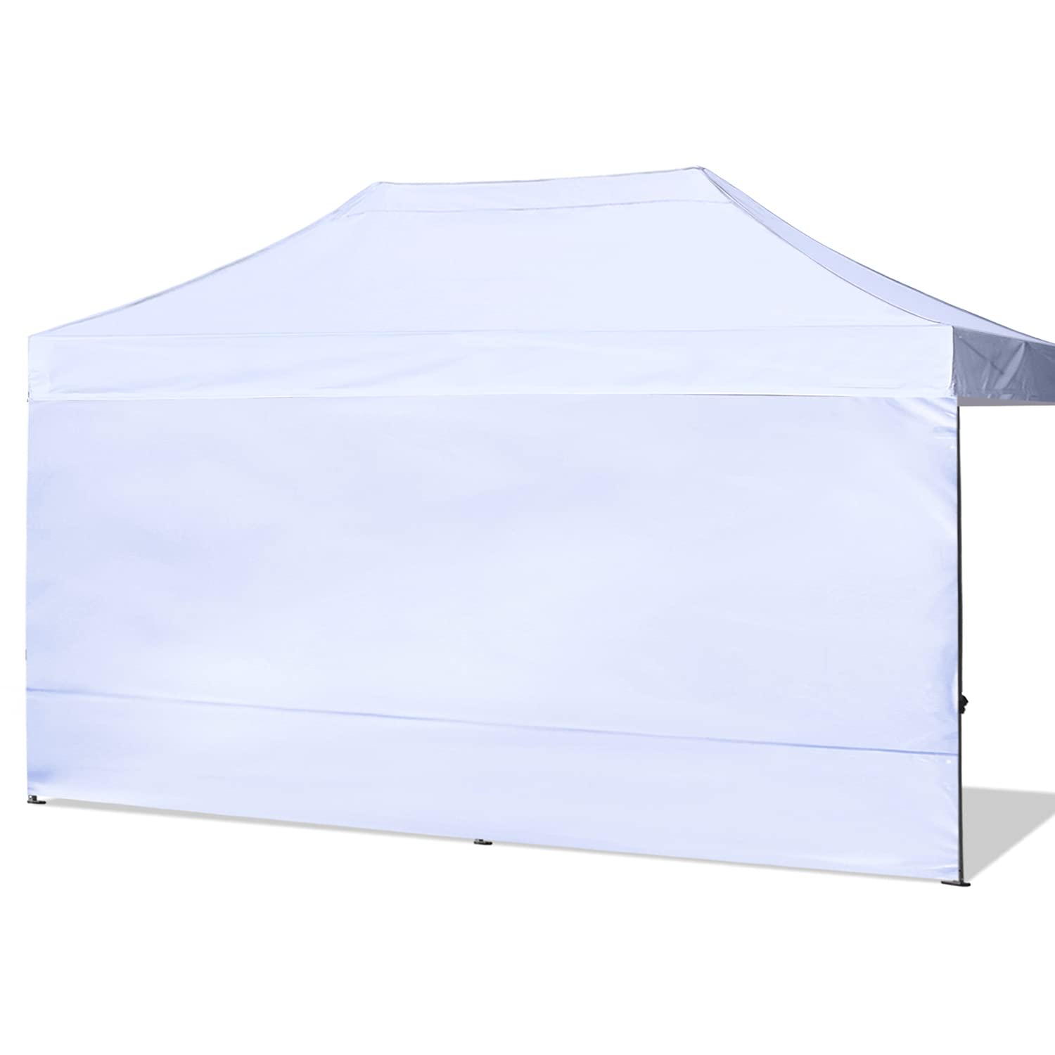 ABCCANOPY Instant Canopy SunWall 10x20 FT, 1 Pack Sidewall Only, No Frame or Top, White