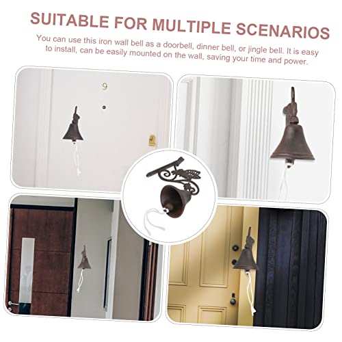Accessoire maison rustique en fer pour remplacer une sonnette cassée - 5