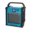 MEDION P66896 Radio de Chantier (Dab Plus, Dab+/UKW, Batterie intégrée, écran Couleur, Bluetooth, Fonction powerbank, IP54, Robuste, Deux radiateurs passifs)