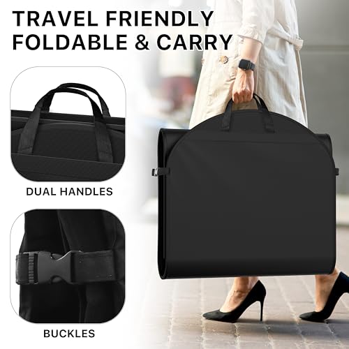 image for Simple Houseware 65'' Travel Garment Bag with Pockets for Suits, Dress