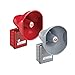 Federal Signal Speaker, 30 watts, Transformer coupled, UL, red