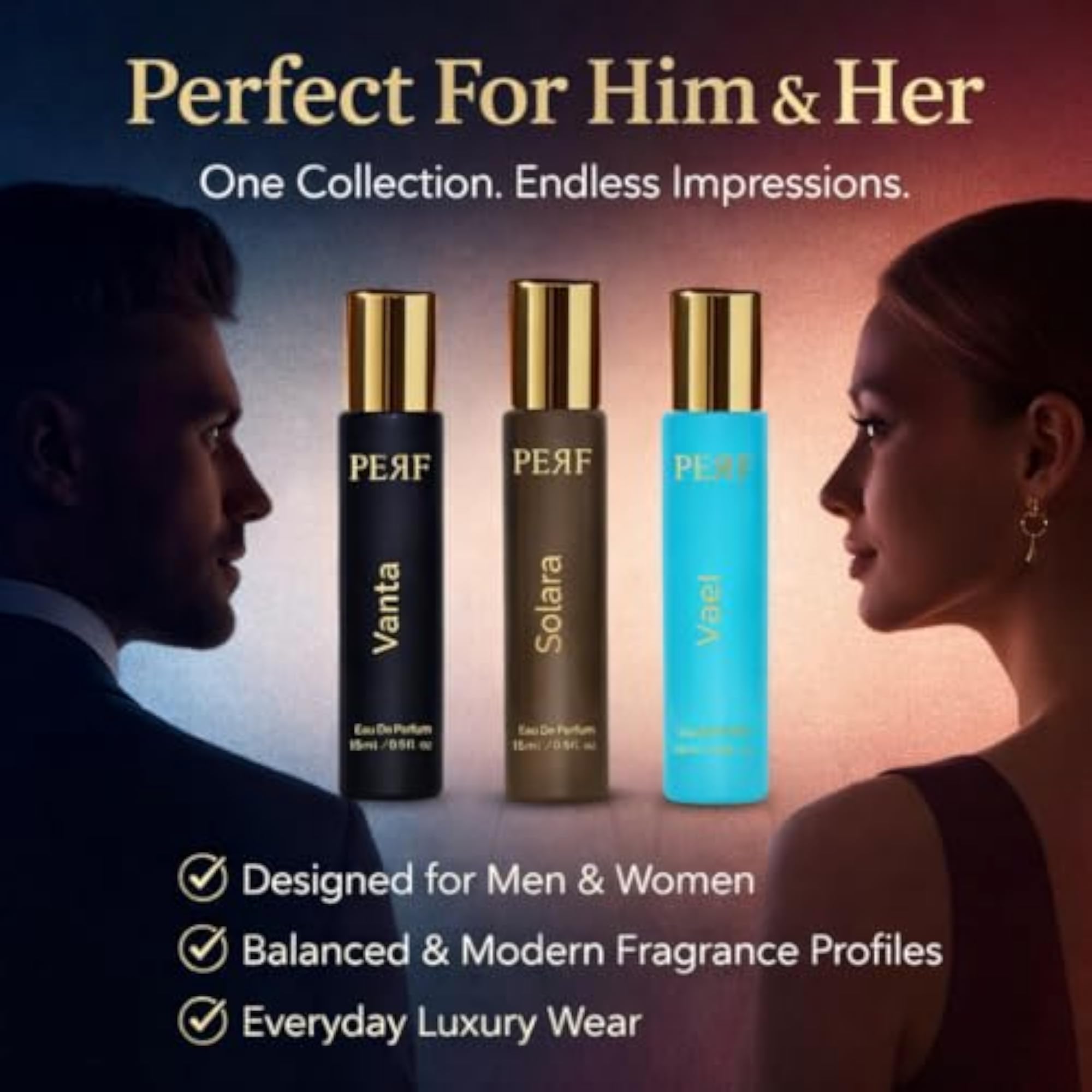Signature Trio Dark Harmony Perfume Gift Set