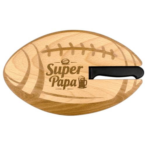 ERNESTINE - Planche apéro Rugby Papa - Cadeau de Noël pour...