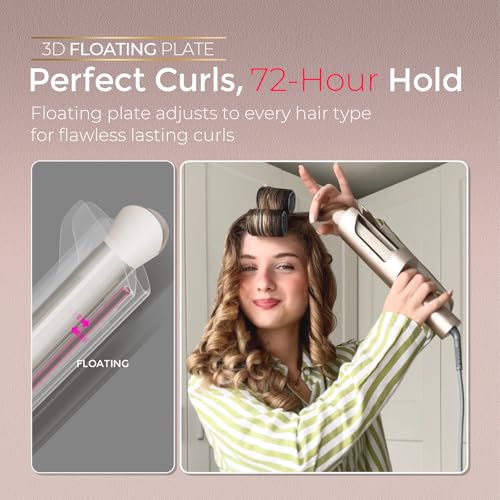 Upgraded Automatic Rotating Curling Iron - TYMO CurlPro Plus Long Barrel Curling Wand for Long Hair, Ceramic Hair Curler for Women, Anti-Scald,... - Image 5